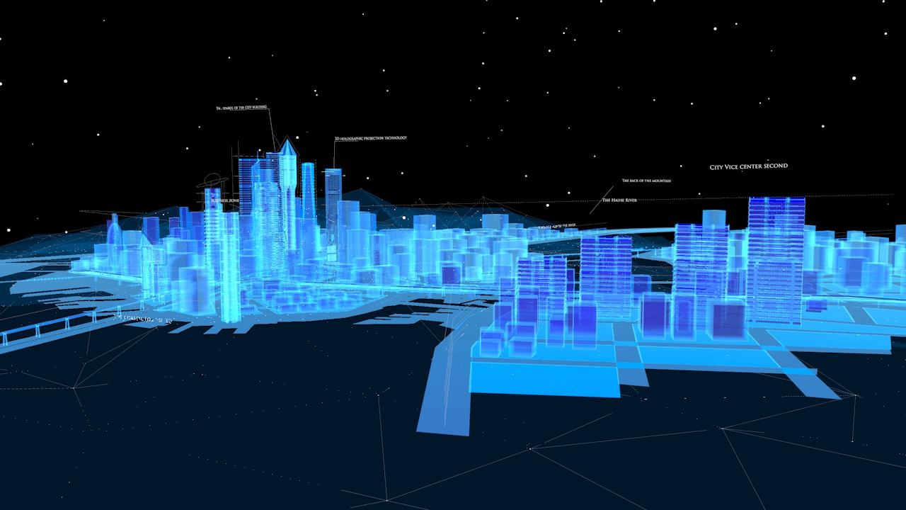 裸眼3D 全息互動投影技術